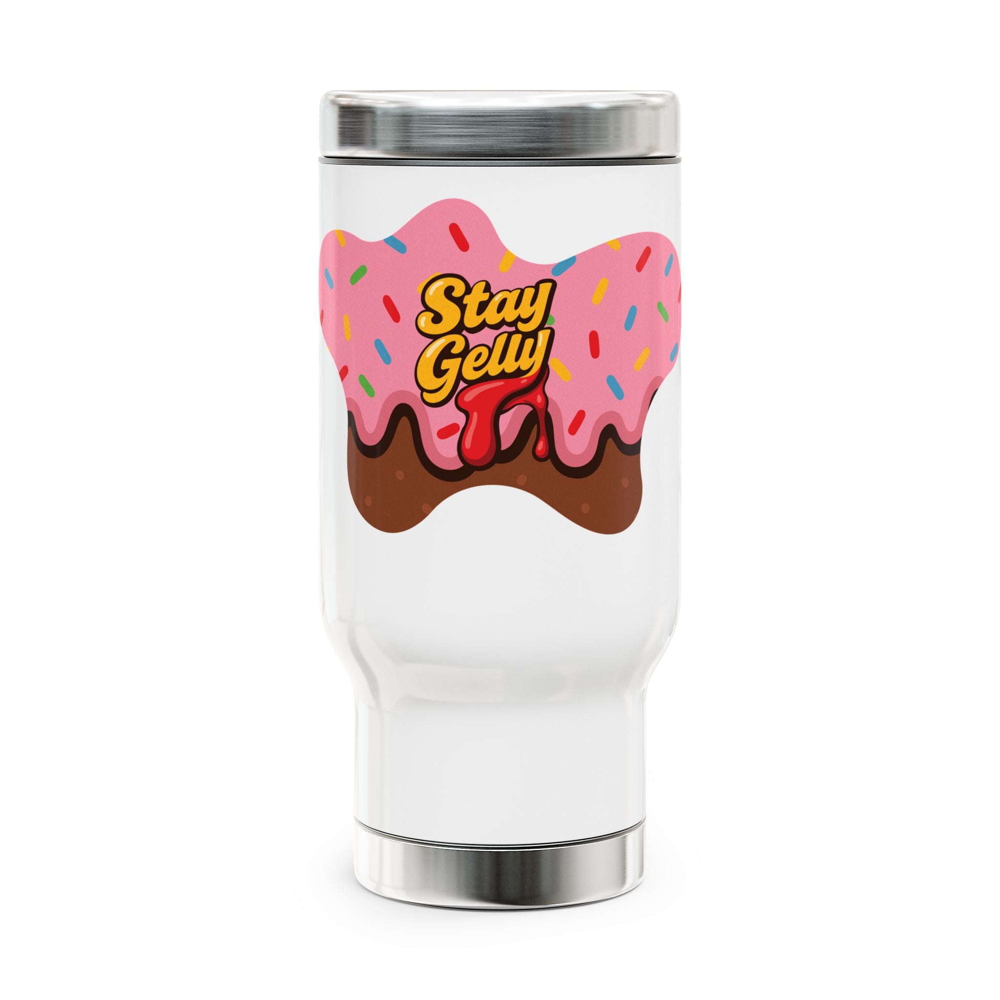 Stay Sweet, Stay Gelly Stainless Steel Travel Mug