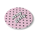 Stay Gelly Polka Ceramic Coaster
