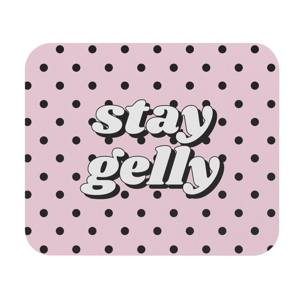 Stay Gelly Polka Mouse Pad