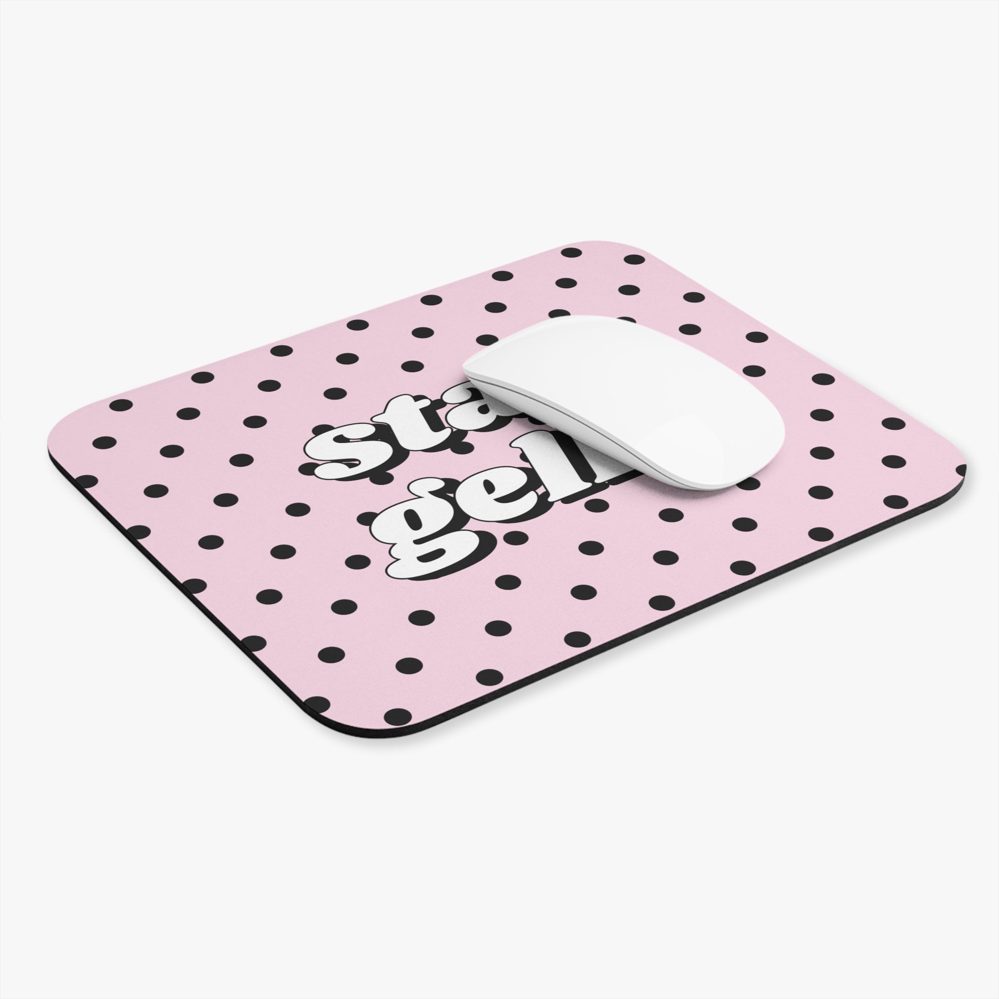 Stay Gelly Polka Mouse Pad