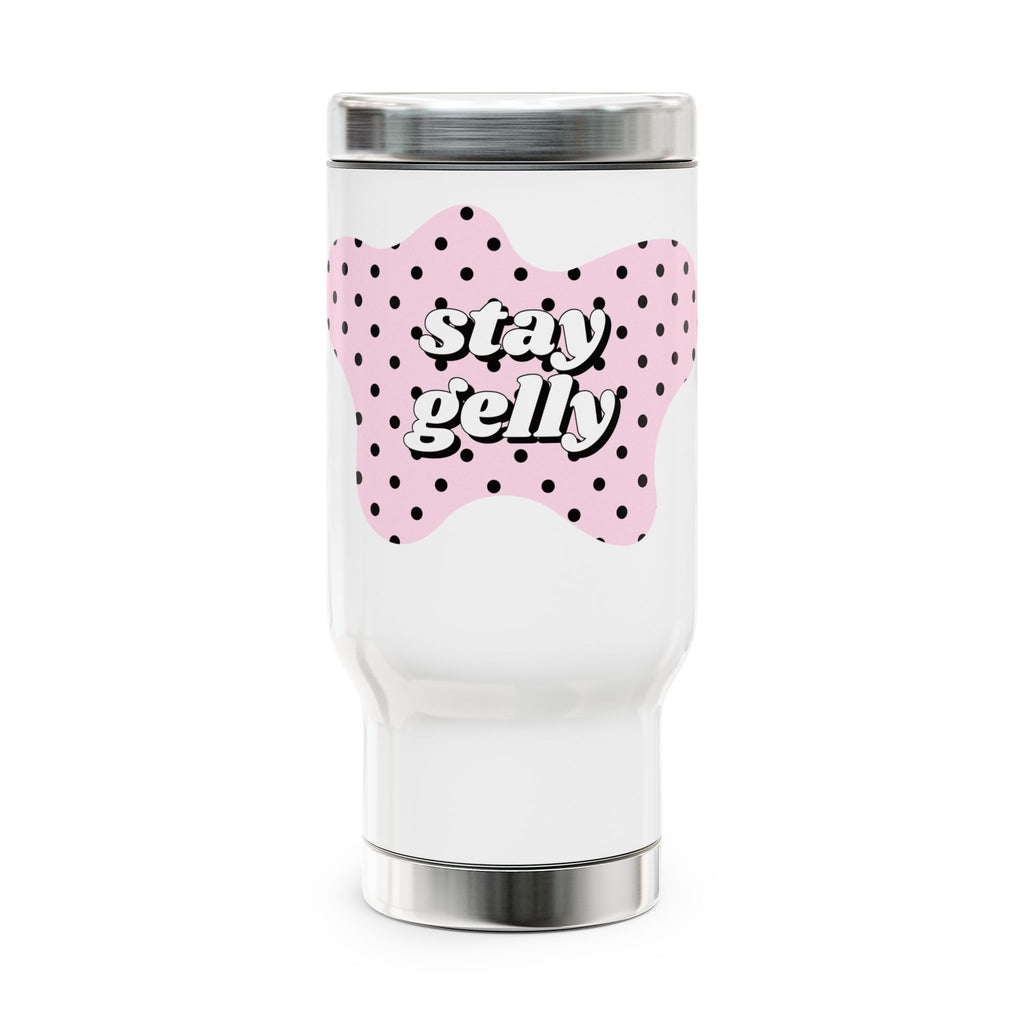 Stay Gelly Polka Stainless Steel Travel Mug