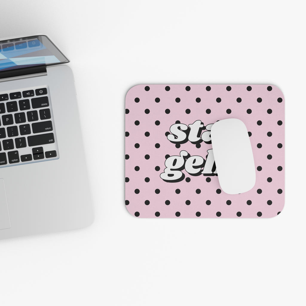 Stay Gelly Polka Mouse Pad