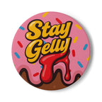 Stay Sweet, Stay Gelly Groovy Ceramic Coaster